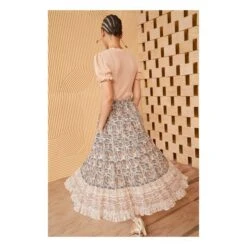 ULLA JOHNSON Brina Skirt | Nude Beige -American Vintage Shop unnamed file 2191