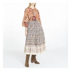 ULLA JOHNSON Brina Skirt | Nude Beige -American Vintage Shop unnamed file 2193