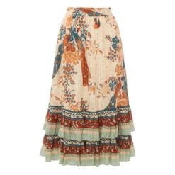 ULLA JOHNSON Zadie Skirt | Rust