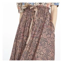 ULLA JOHNSON Esmerelda Skirt | Rosewood -American Vintage Shop unnamed file 2204