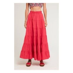 ANTIK BATIK Karo Skirt | Watermelon -American Vintage Shop unnamed file 2209