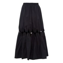 Steph Cut Out Skirt | Black -American Vintage Shop unnamed file 2219