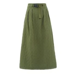 Tulip Quilted Skirt | Khaki
