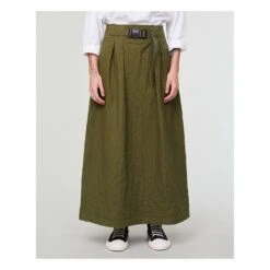 Tulip Quilted Skirt | Khaki -American Vintage Shop unnamed file 2222