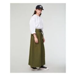 Tulip Quilted Skirt | Khaki -American Vintage Shop unnamed file 2223
