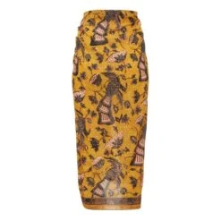 ULLA JOHNSON Paz Pareo Skirt | Saffron -American Vintage Shop unnamed file 2235