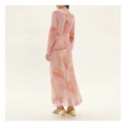 FORTE_FORTE Silk Chiffon Printed Skirt "Dream" | Pink -American Vintage Shop unnamed file 2242