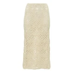 Edith Crochet Skirt | Ivory