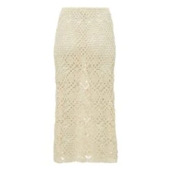 Edith Crochet Skirt | Ivory -American Vintage Shop unnamed file 2255