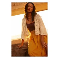 Embroidered Long Skirt | Honey -American Vintage Shop unnamed file 2258