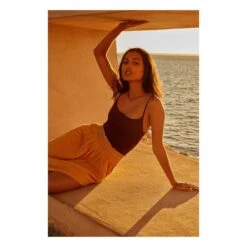 Embroidered Long Skirt | Honey -American Vintage Shop unnamed file 2261