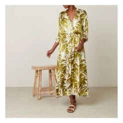 Hartford Jovana Printed Skirt | Khaki -American Vintage Shop unnamed file 2265