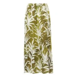 Hartford Jovana Printed Skirt | Khaki -American Vintage Shop unnamed file 2268