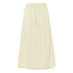Minette Cotton Gauze Midi Skirt - Women’s Collection | Ecru -American Vintage Shop unnamed file 2273
