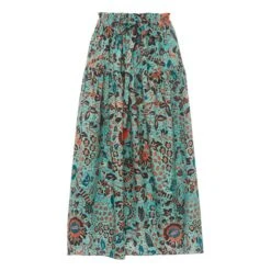 ULLA JOHNSON Fernanda Skirt | Jade Green
