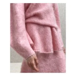 By Malene Birger Hevina Mohair Skirt | Pink -American Vintage Shop unnamed file 2355