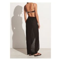 Faithfull The Brand Lulu Skirt | Black -American Vintage Shop unnamed file 2363