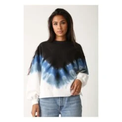Erin Momentum Tie-Dye Sweatshirt | Black -American Vintage Shop unnamed file 239