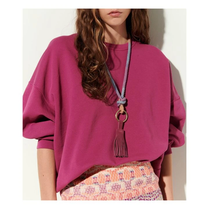 Ito Oversize Sweatshirt | Fuchsia 2 Ito Oversize Sweatshirt | Fuchsia - Image 2