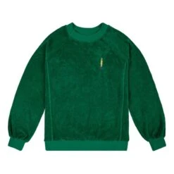 Bobo Choses Organic Cotton Terry Sweatshirt | Green