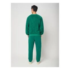 Bobo Choses Organic Cotton Terry Sweatshirt | Green -American Vintage Shop unnamed file 295