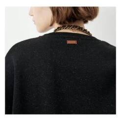 Chebbi Flecked Cotton Sweatshirt | Black -American Vintage Shop unnamed file 30