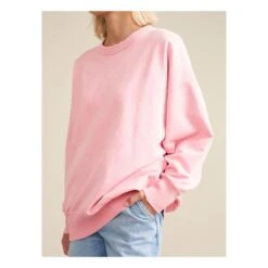 Bellerose Sierra Organic Cotton Sweater - Women's Collection | Pink -American Vintage Shop unnamed file 305