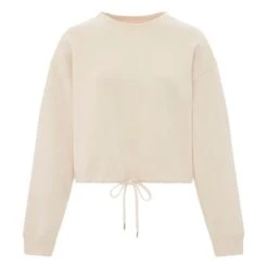 Organic Fleece Tie Sweatshirt | Blush
