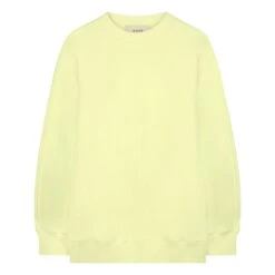 Oversized Organic Cotton Sweatshirt | Lemon Yellow
