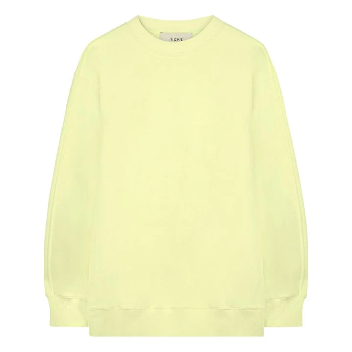 Oversized Organic Cotton Sweatshirt | Lemon Yellow