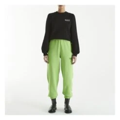 Ganni Isoli Software Organic Cotton Sweatshirt | Black -American Vintage Shop unnamed file 412