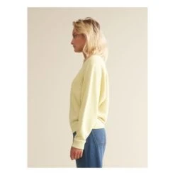 Bellerose Fella Sweater - Women’s Collection | Pale Yellow -American Vintage Shop unnamed file 416