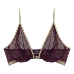 Jackie Lace Bra | Plum