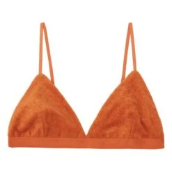 Mississippi Organic Cotton Terry Bra | Orange Rouille