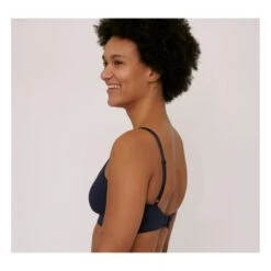 Organic Cotton Triangle Bra | Sea Blue -American Vintage Shop unnamed file 481