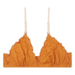 Momoni Vipera Linen Bra | Orange