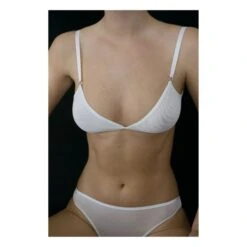 Daily Triangle Bra | White