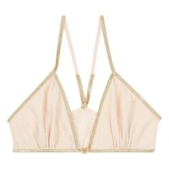 Angèle Sparkly Crop Top | Dusty Pink