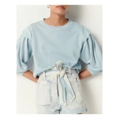 Angelita Sweatshirt | Pale Blue -American Vintage Shop unnamed file 59