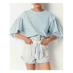 Angelita Sweatshirt | Pale Blue -American Vintage Shop unnamed file 60