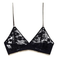Poppy Lace Bra | Black