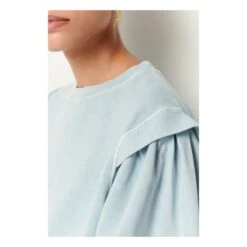 Angelita Sweatshirt | Pale Blue -American Vintage Shop unnamed file 62