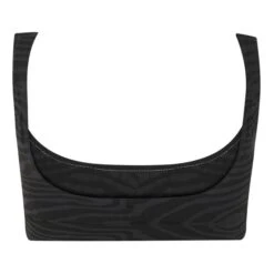 Serene Zebra Multifunction Crop Top | Charcoal Grey -American Vintage Shop unnamed file 675