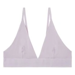 Bamboo Triangle Bra | Lilac