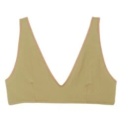 Soutien-gorge Côtelé Pam Coton Bio | Pale Green