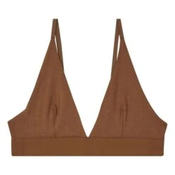 Triangle Bamboo Bra | Chocolate