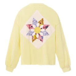 Daisey Honor Sweater | Lemon Yellow -American Vintage Shop unnamed file 8