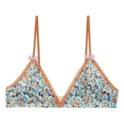Momoni Amethist Print Bra | Pale Yellow