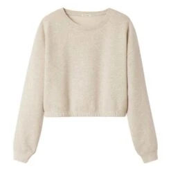 American Vintage Pieburg Sweatshirt | Heather White