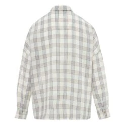Delima Checked Shirt | Ecru -American Vintage Shop unnamed file 842